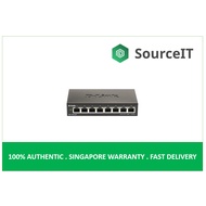 D-Link 8-Port Gigabit PoE Smart Managed Switch P/N: DGS-1100-08PV2 - Lifetime Warranty