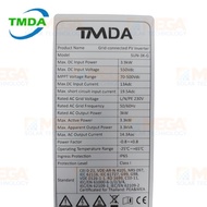 (เครื่องศูนย์ไทย-ร้านตัวแทนจำหน่าย)TMDA อินเวอร์เตอร์ SOLAR INVERTER 3 KW ยี่ห้อ TMDA-On Grid รุ่น S