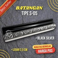 BATANGAN PIGURA UKIR S05 PANJANG 3 METER//BATANGAN ECER/LIS PLAVON
