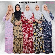 AFA BAJU KURUNG KAIN PLEATED CHIFFON CREPE ❣️SIZE XS-3XL