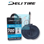 Bicycle Inner Tube Size 700 X 32 / 35 / 38 / 40 C Swallow Deli Tire Fv Presta Valve 6 Cm Hybrid