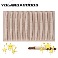 YOLA Vanilla Pod Mold, 10-Cell Design Food Grade Silicone Chocolate Mold, Premium Flexible Non-Stick