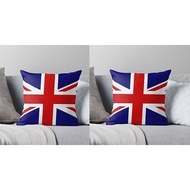 Harga Kilang Set of 2 Union Jack Fabric Pillow Bantal 2 Biji