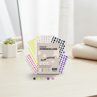 600pcs Star Hydrocolloid Acne Patches for Face, Covers Zits and Blemishes on Facial Skin - 360/600pc
