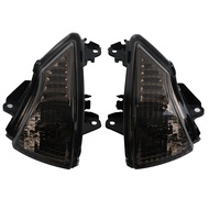 เครื่องไฟเลี้ยวสัญญาณด้านหน้าชัดเจน/ดำ/ส้มสำหรับ Kawasaki ER6N ER6F ER6R 2009-2011 2010อุปกรณ์ตกแต่ง