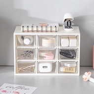 9 Slot Drawer Box Mini Jewelry Accessories Storage Box Stacking Storage Rack Box 9in1 Organizer