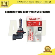 9012 H1R2 CLEAR 12V/55W WEALTHY BRAND BULB (PCS)