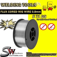 SW Hardware FLUX CORED MIG WIRE GASLESS COIL 0.8MM / 1.0MM X 1KG (SUITABLE FOR ALL MIG) GASLESS MIG 