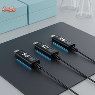 honeybird Adjustable Voltage Fast Charging Cable DC 5V 12V 20V USB Type-C to 5.5x2.5mm for Gaming Co