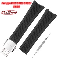 25x13mm Watch Band for Patek pp Nautilus 5711 5712 5712G 5726 5980, Soft Silicone Rubber Replacement