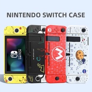Soft Dockable Case Compatible with Nintendo Switch V1 V2 Model Mario Pokemon Cyberpunk style Nintendo Switch Accessories Detachable Case for Switch V2