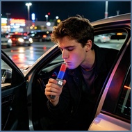 Alcohol Breathalyzer Drinks Rechargeable Blower Detection Device Accurate Alcohol Breathalyzer for C