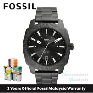 [Official Warranty] Fossil FS5970 Men's Machine Three-Hand Date Smoke Stainless Steel Watch