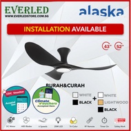 [Installation Available] ALASKA *SMART* Bura/ Burah  43" (with SAMSUNG 20W DIMMABLE Tri-Color Light 