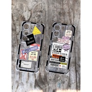 DY-199 Clear Case for All Types of VIVO V29 5G Mobile Phones with STICKER MOTIF