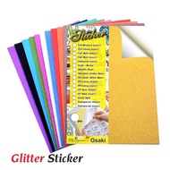 A4 Glitter Sticker | EVA Form Sticker | Sparkling Sticker | Metallic Sticker | Metallic Glitter Pape
