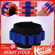 【Ready stock】Bullet Dart Ammo Storage Wrist Belt Band Strap for Nerf N-strike Blaster Gun