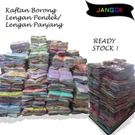 Borong Kaftan Batik Tangan Panjang/Pendek Cotton Viscose Free Size FiT XXL
