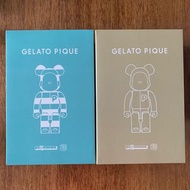 Medicom bearbrick 400% 睡衣熊set Gelato Pique Brown Blue (be@rbrick 100% 400% 1000% 毛毛熊)