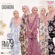 Baju Kurung Ironless Casandra Anggun Cotton Collection Baju tanpa gosok