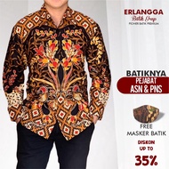 PRIA KEMEJA Batik Shirt Men Party Invitation Akad Long Sleeve Today's Latest Elegant Elegant 2022 Tops Batik Shirt Premium Quality Taylor Batik Shirt Men Modern Pns Motif Furi Batik Shirt Full Layer Elementary Batik Shirt For Men