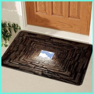 Optical Illusion Rug Hole 31.5 X 19.7 Inch Fun Non-Slip Carpet Hole In The Floor Rug for Halloween T