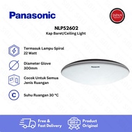 PANASONIC NLP52602 Ceiling Light Cap Includes Spiral Lamp 22w
