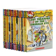 10 Books Geronimo Stilton Thea Stilton 1-10 Picture Story Book Kids English Bridge Chapter Comic Boo