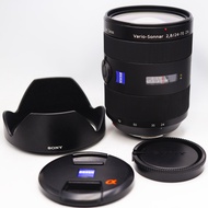 Sony 24-70mm f/2.8 ZA SSM Carl Zeiss T* (T-star) A-Mount Full Frame Zoom Lens, 36-105mm APS-C, fast 