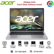 ACER Aspire 3 A315-510P-38RX 15.6"FHD Laptop i3-N305 8GB 512GB SSD Intel W11 (Display Unit)