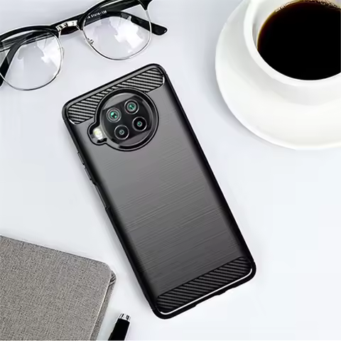 For Xiaomi Mi 10T Lite 5G Case Silicone Carbon Fiber Cover For Xiaomi 11T Pro 12 10T 10 11 Lite Case