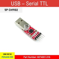 USB to TTL (UART), CH9102, 5P