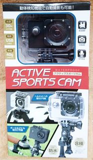 Black Color Active Sports Cam 黑色版本 戶外運動形攝影機(日本國內版).