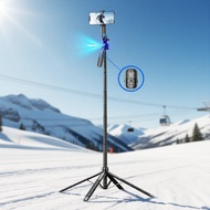 SELFIESHOW C17 Gimbal Phone Tripod w/ Auto-Swivel, Stabilizing Grip & BT Remote, Ideal for iPhone Vi
