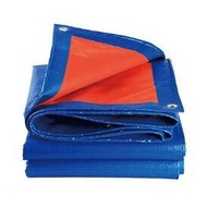 Waterproof Ready Made Tarpaulin Sheet Canvas - Blue Orange Colour 30ft&40ft