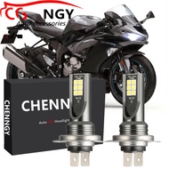 2pc 6000K LED Headlight For Kawasaki Ninja ZX6R ZX636C 2003-2006 ZX636E 2013-2014 Replace Halogen CG