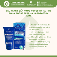 Gel thạch Novosvit HA B5 Aqua Boost cấp nước làm dịu nuôi dưỡng da căng mượt