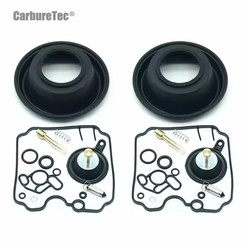 2 sets Carburetor Repair Kit Parts Carb Vacuum Diaphragm Cut-off Valves for Yamaha TDM850 4TX TDM 85