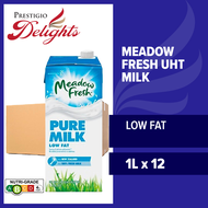 Meadow Fresh UHT Pure Milk 1 Carton of 12 (Full Cream/Low Fat) - From Australia/New Zealand