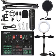 ☫New V9XPro BM800 Sound Card Studio Music Set Mixer Noise Reduction Portable Microphone Voice Li mj