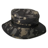 HL Outdoor Outdoor Outdoor Hat Men's Sunscreen Round Edge Hat Camouflage Bucket Hat Camouflage Hat B