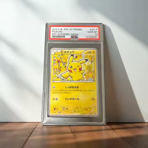 DIY 2015 PTCG JAPANESE XY PROMO #XY-P PIKACHU ART ACADEMY-GINGA Authentication Grade 10 Collection C