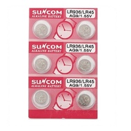 [SG] SUNCOM AG9 SR936SW LR936 LR45 394 Alkaline Button Battery (6 Pieces)