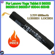 New3.75V 6000mAh L13D2E31 L13C2E31 Replacement Battery For Lenovo Yoga Tablet 8 B6000 B6000-H B6000-