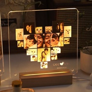 [Come to Picture] Luminous Acrylic Photo Table Photo Frame Birthday Gift Anniversary Girlfriend Girl