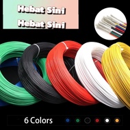 CFtoolStoreSupplies 6 Colors 1007 Electronic Wire 24AWG 22AWG Harness PVC Tinned Copper Wire PVC