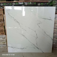 granit/keramik 60x60 sun power puti polos Carara 66110