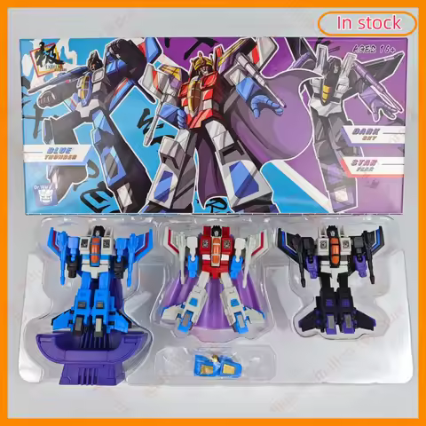 In stock Transformation toys Dr.Wu DW-E09 DWE09 DW-E09G Starscream Thundercracker Skywarp 6CM Extrem
