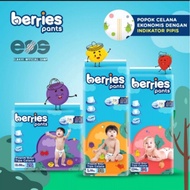 BERRIES Baby Diapers Pants M34 / L30 / XL26 - Pempers Baby Diapers/Pants Type- Adhesive