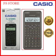CASIO ORIGINAL MALAYSIA FX570MS2 FX-570MS 2 SCIENTIFIC CALCULATURS (VERSION 2)